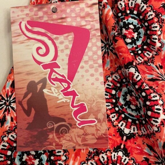 Kanu Surf Hannah Multicolor One Piece Swimsuit Swimwear Girls 12 Beach NEW - Picture 4 of 9